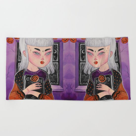HAUNTED HOUSE Beach Towel