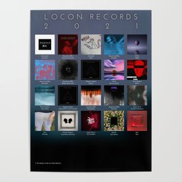 Locon Records 2021 Releases Poster