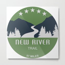 New River Trail Virginia Metal Print