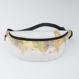 Colorful Stanford California Skyline - University Fanny Pack