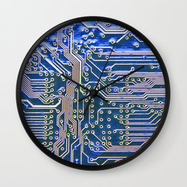 Circuit Board Wall Clock
