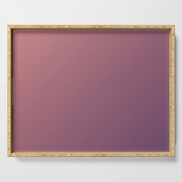 Purple retro gradient color Serving Tray