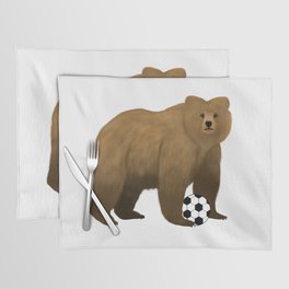 Bear Soccer Placemat