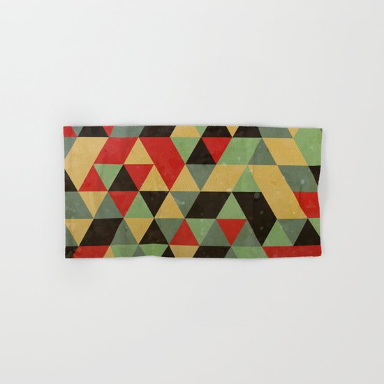 Retro Pattern Hand & Bath Towel
