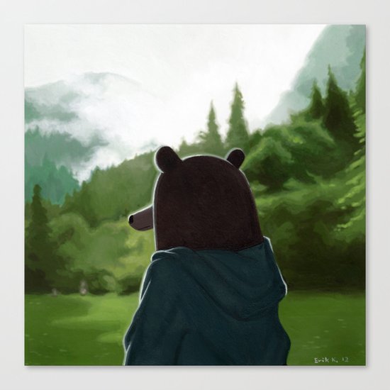 Bear Canvas Print