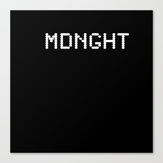 Midnight (BLCK #6) Canvas Print