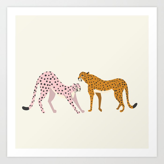 Cheetas Art Print