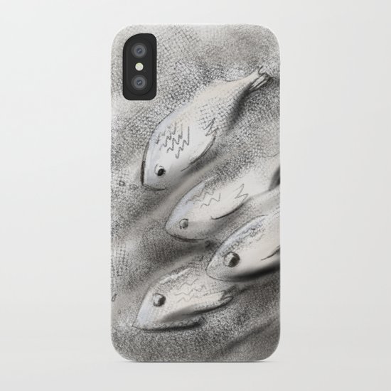 Swimming fish iPhone Case