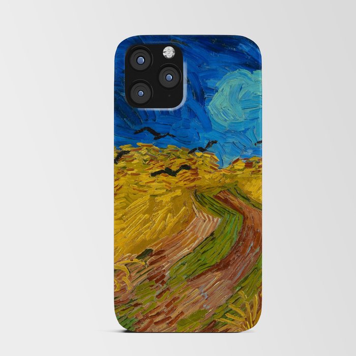 Wheatfield with Crows, 1890 by Vincent van Gogh iPhone Card Case