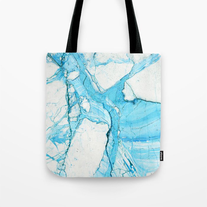 Blue marble Tote Bag