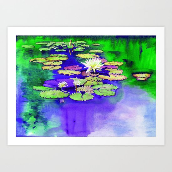 Secret Pond Art Print