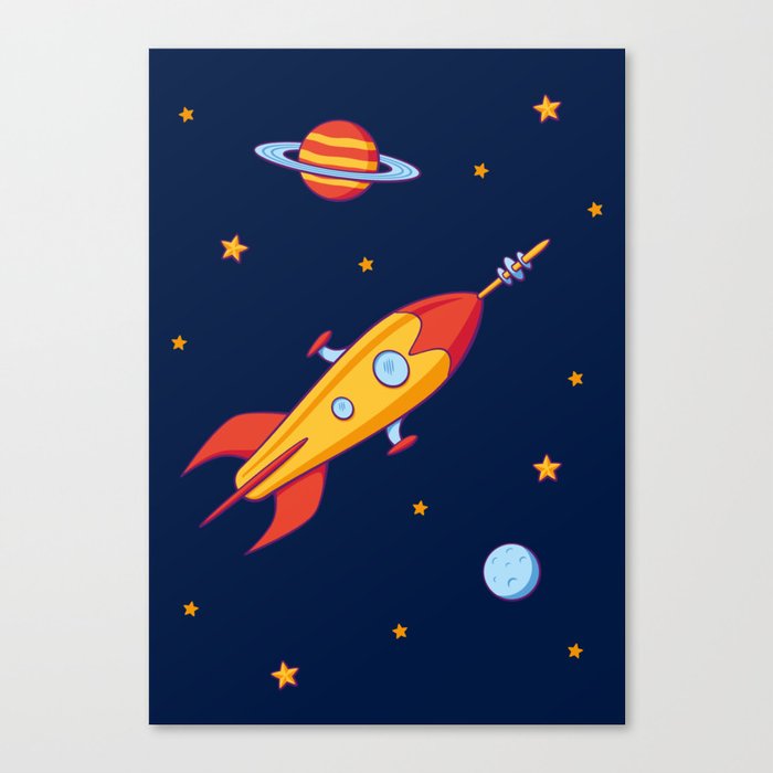 Spaceship! Canvas Print