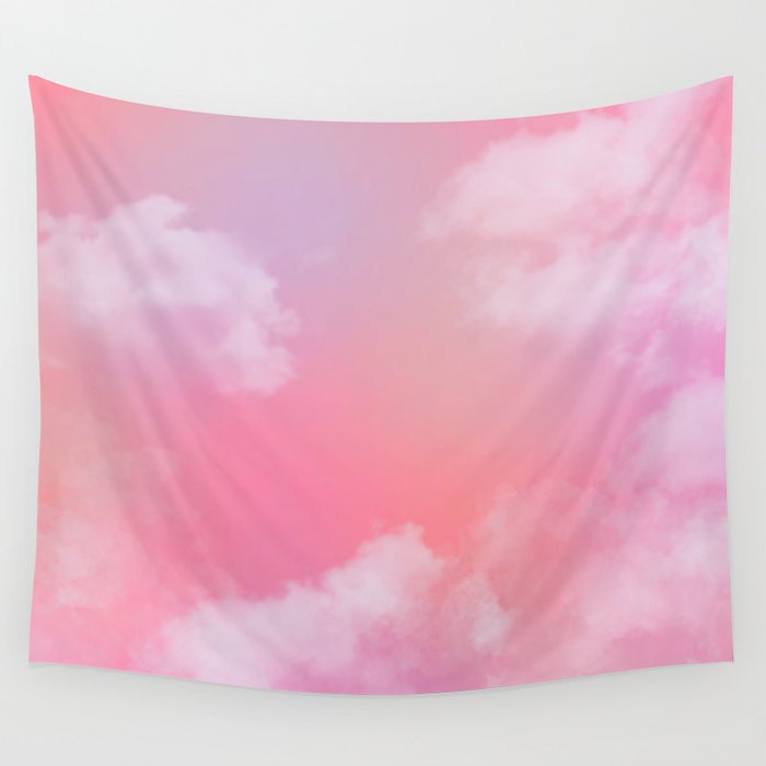 Pastel Sky Wall Tapestry