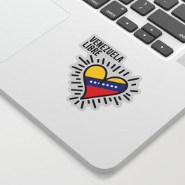 My Venezuelan heart Sticker