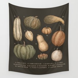 Pumpkins and Gourds Wall Tapestry