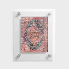 Orange Oriental rug  Floating Acrylic Print