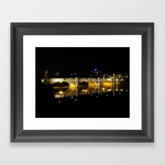 Water reflection Framed Art Print