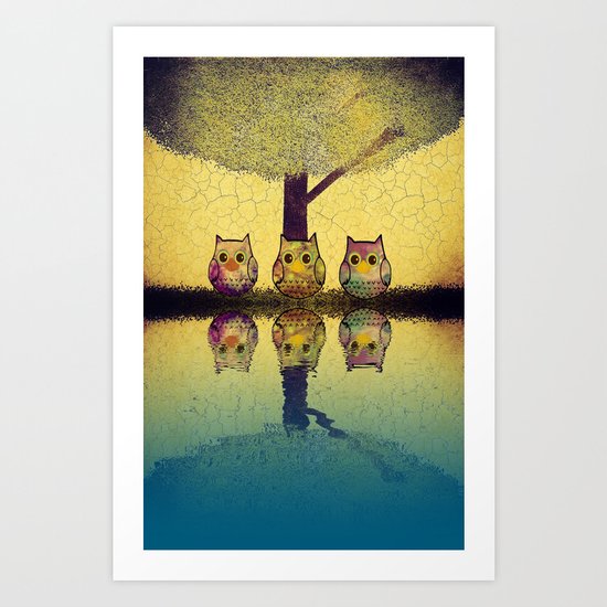 owl-201 Art Print