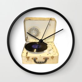 Vintage 20th century Record Player Wall Clock
