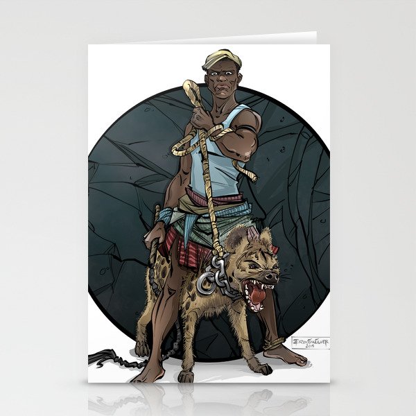 African Thug Stationery Cards