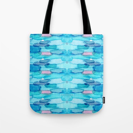 Watercolor folk Tote Bag