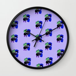 teen titans - theme Wall Clock