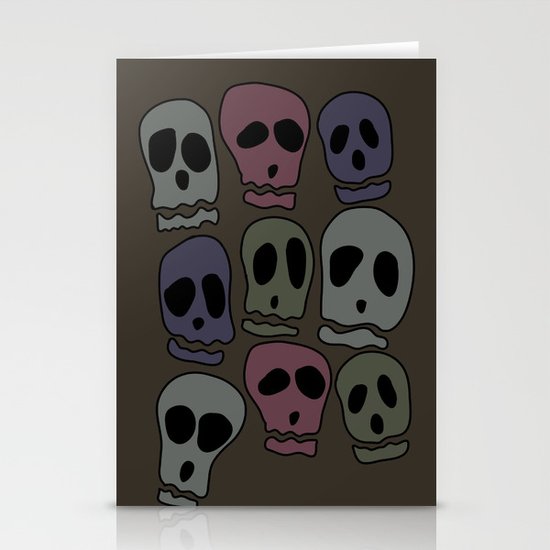 Skulls-2 Stationery Cards