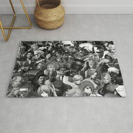 classic game characters Rug