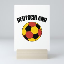 Deutschland Football - Germany Soccer Ball Mini Art Print