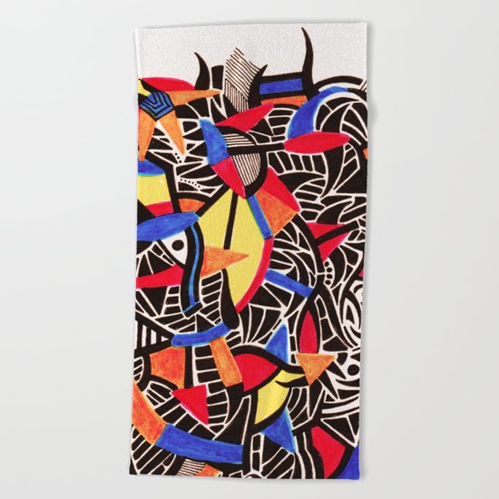 - romantic gate - Beach Towel