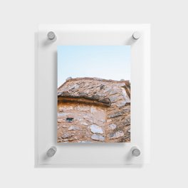 Greek Church Detail Floating Acrylic Print