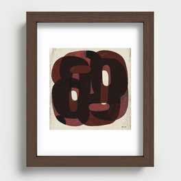 KNOT RUST ABSTRACT  Recessed Framed Print