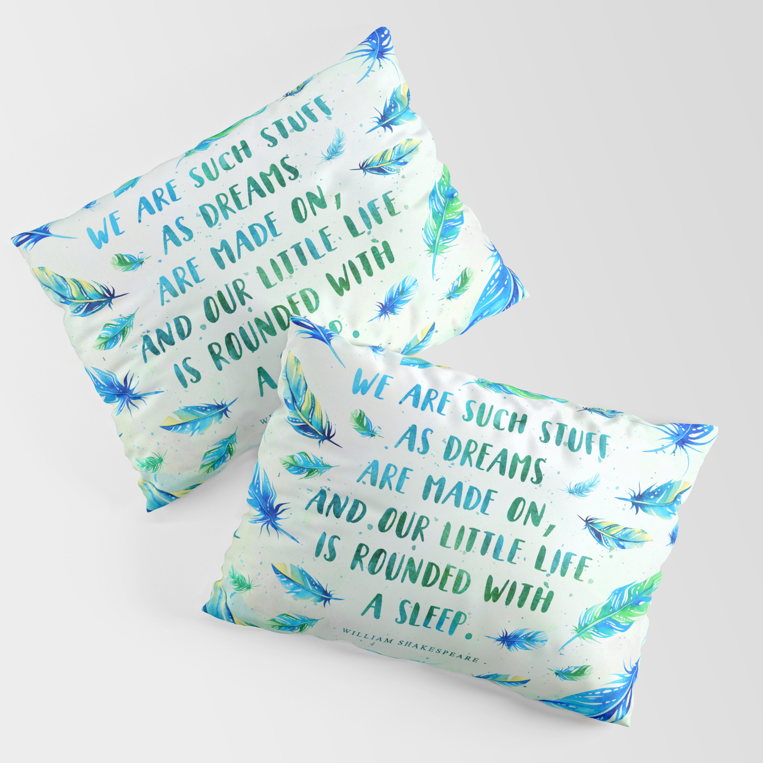 We Are Such Stuff As Dreams Are Made On Pillow Sham By Stella Bookish Art Society6
