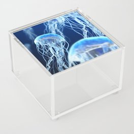 Blue Jellyfish Acrylic Box