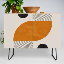 Abstract Geometric Shapes Credenza