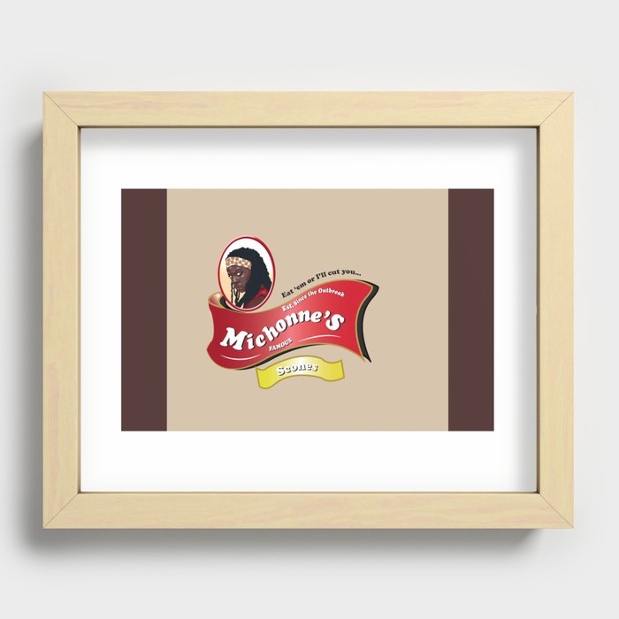 Michonne's Famous Scones  Recessed Framed Print