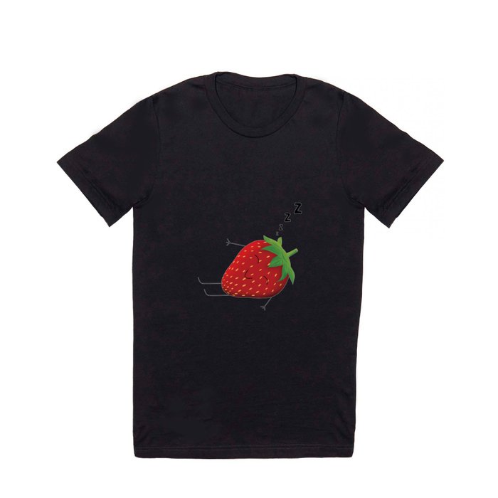 Strawberry sleeping T Shirt