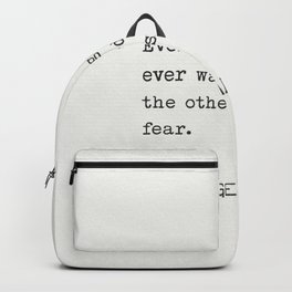 George Addair quote Backpack