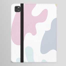 1 Abstract Shapes Pastel Background 220729 Valourine Design iPad Folio Case