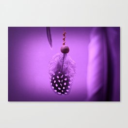 Feathered Pink Canvas Print
