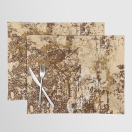 Brown Tan and Cream Grunge Background. Placemat