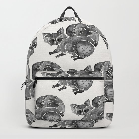 Raccoon – Warm Grey Palette Backpack