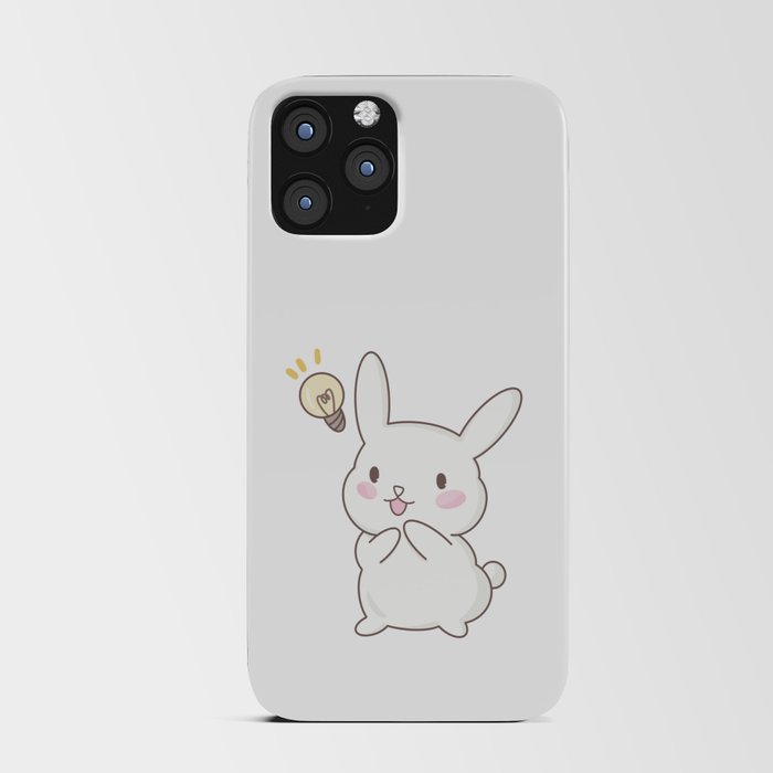 Snuffles the bunny - Lightbulb iPhone Card Case