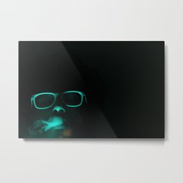 Aayush Sucks Off A Ghost Metal Print | Glasses, Vape, Photo, Aayush, Digital 
