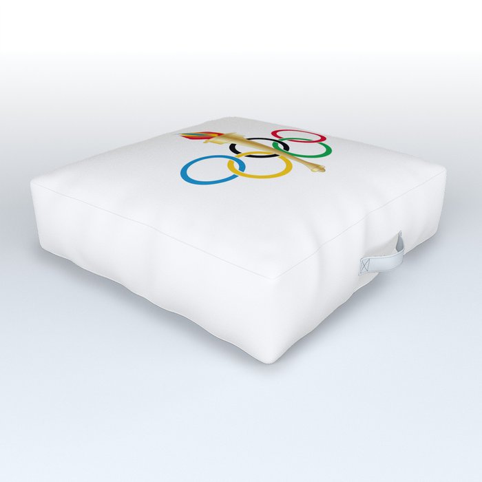Olympic Rings Outdoor Floor Cushion