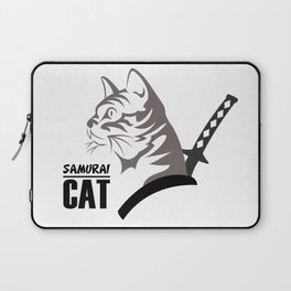 Samurai Cat Laptop Sleeve