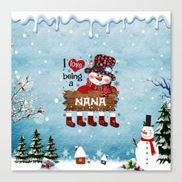 Nana Christmas | Christmas Gift Canvas Print