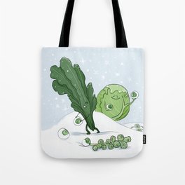 Brussel Sprout Fight Tote Bag