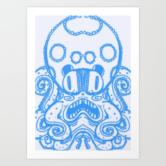 Fat Squid Art Print