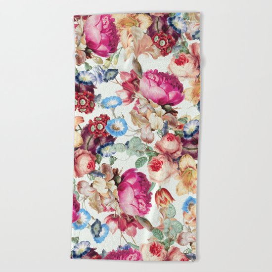 Floral Crush #society6 #decor #buyart Beach Towel